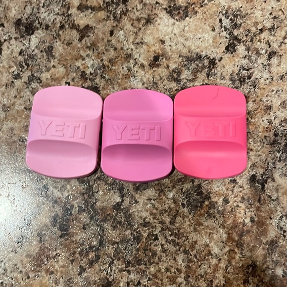 Yeti Other - Yeti Rambler Magslider pink magnet lids NWOT